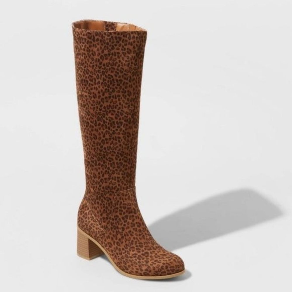Women’s Marlee Brown Leopard Print Boots